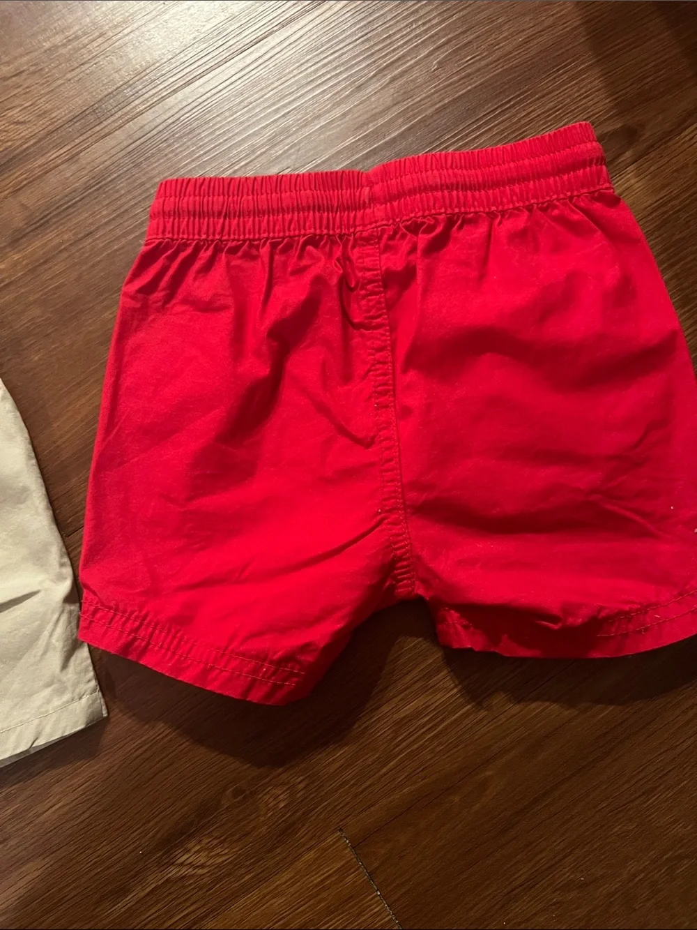 Old Navy Kids Drawstring Shorts - Red and Khaki